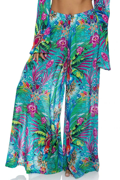 Luli Fama Hidden Gems Open Sides Wide Leg Pant